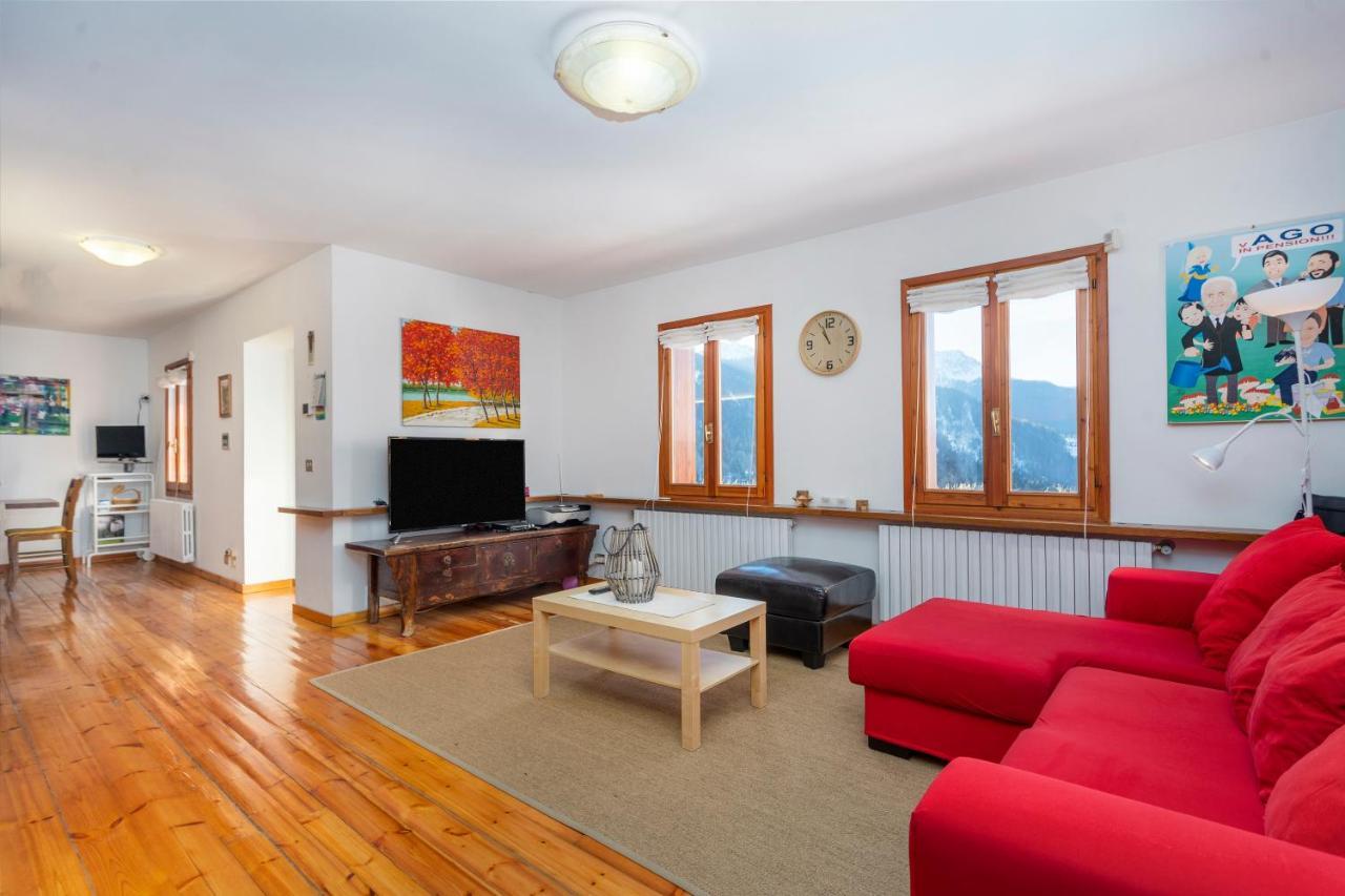 הוילה Ligosullo Panoramic House Carnia - Mountain View Apt With Parking And Terraces מראה חיצוני תמונה